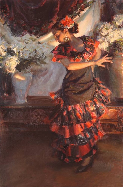 Zambra Flamenco Dancer Featured In The Luna Legacy Book By Paula Wynne