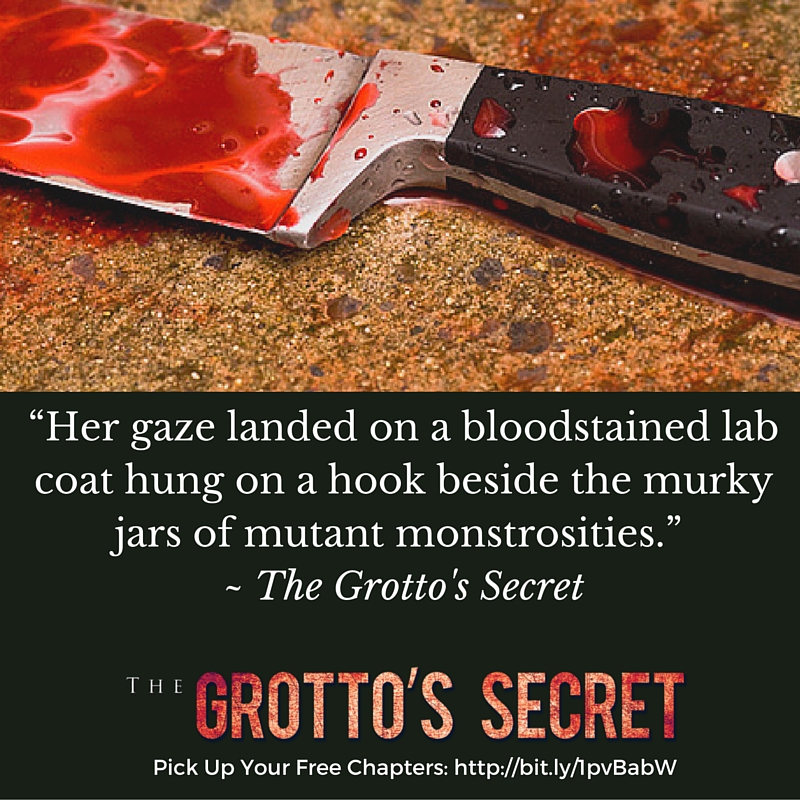 The Grottos Secret Blood Stained Knife