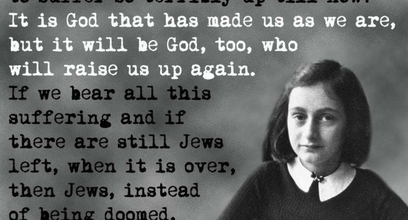 Anne Frank World War II Quote Flying Without Wings Book By Paula Wynne
