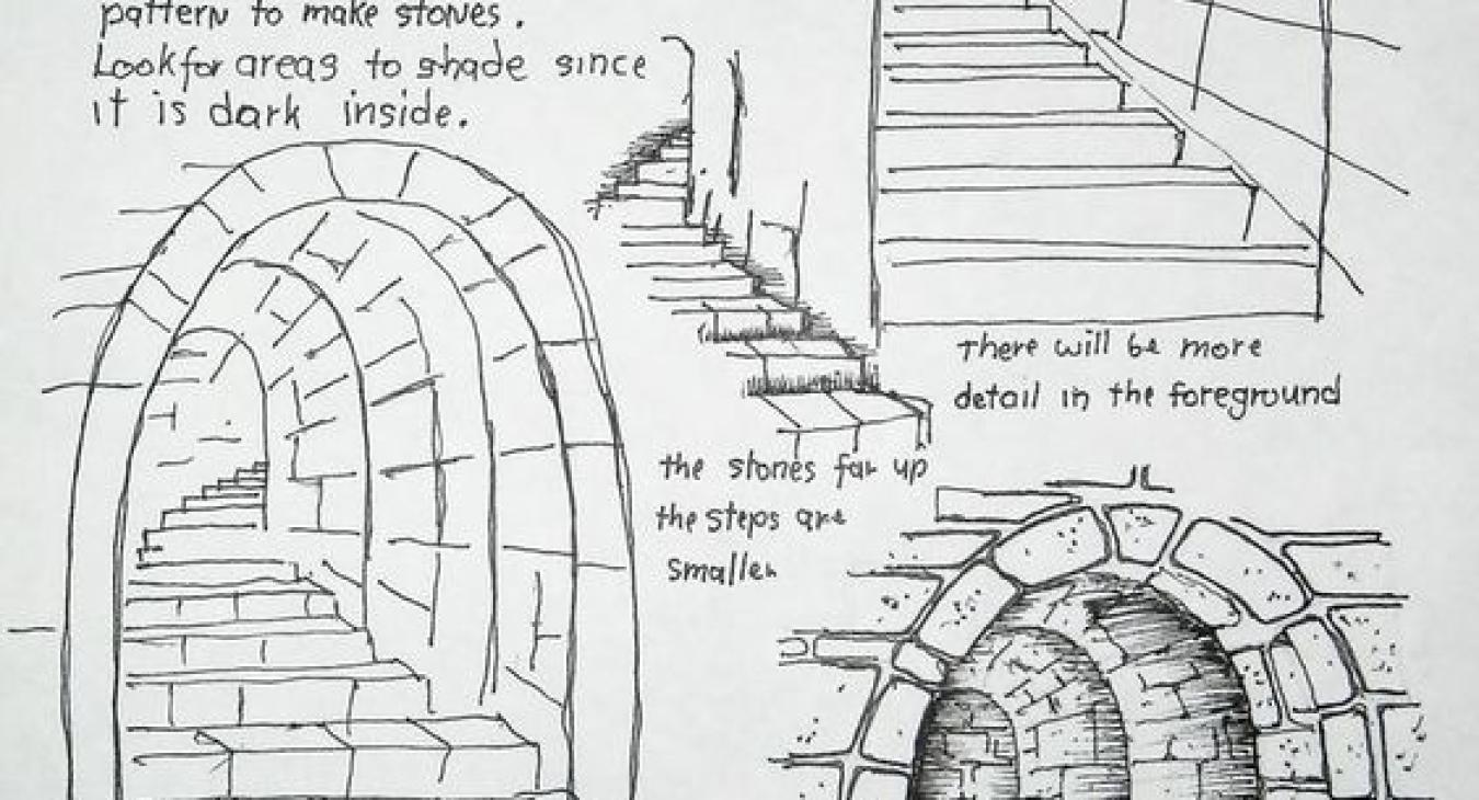 Castle Stone Stairway - Sacred Symbol Book By Paula Wynne.jpg