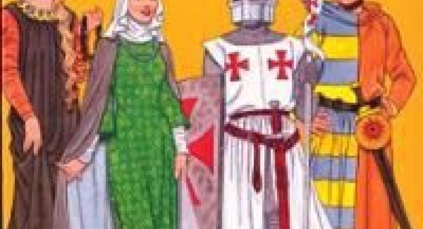 Medieval Costumes Paper Dolls