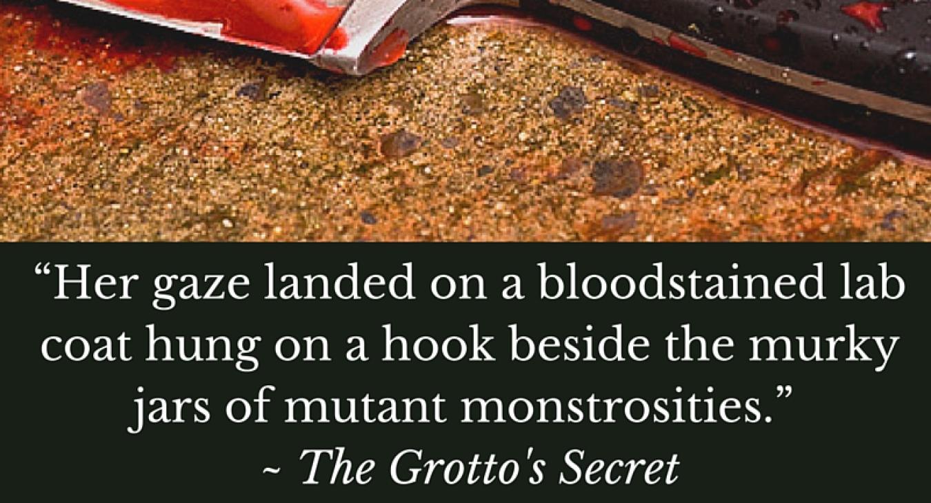 The Grottos Secret Blood Stained Knife