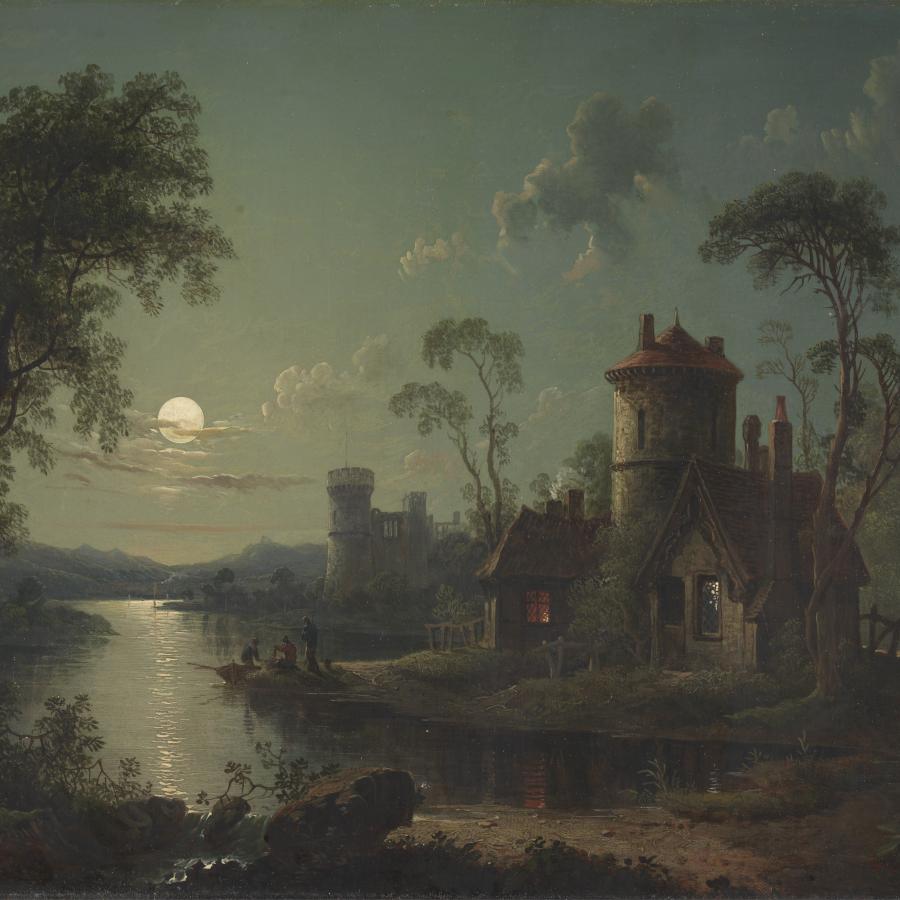 While writing Elixa I saw this lovely image of moonlight on water. It has a castle whereas my setting has an old abbey perched high on a mountain cliff, but it also has a lake. At that lake, my character sees a beam of moonlight on water, similar to this one.