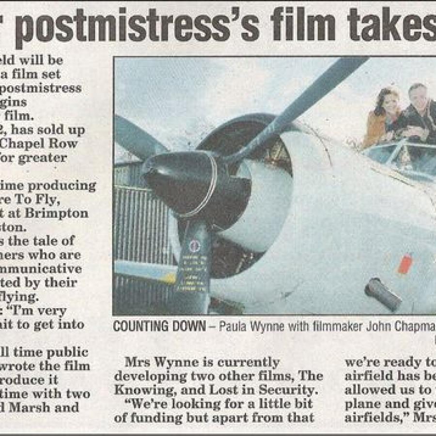 Another article on my bid as a writer to make my own film. 