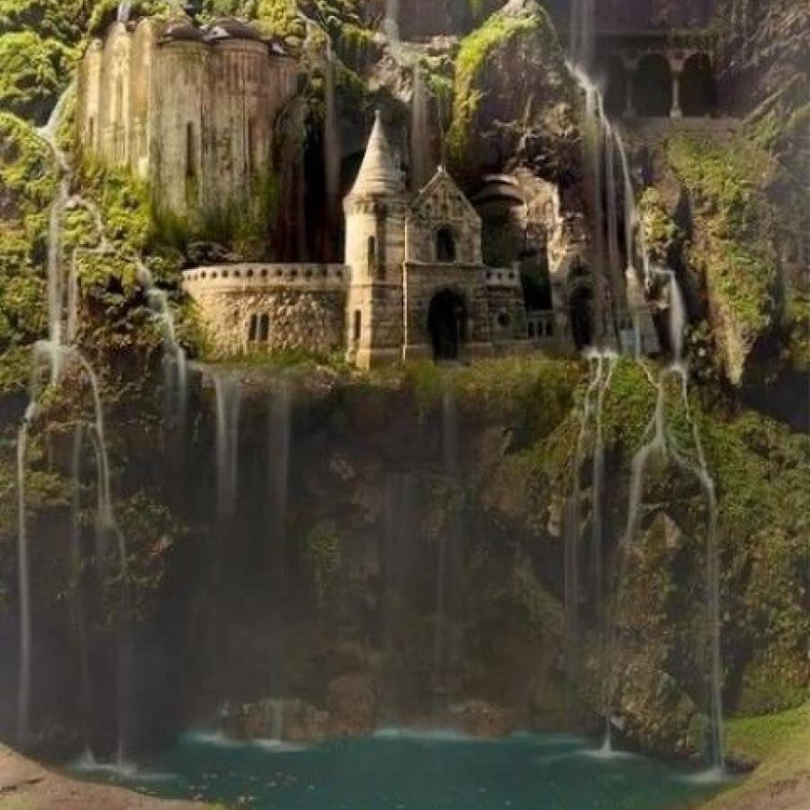 Waterfall castle in Poland ~ Most Unbelievable Places that really Exist.